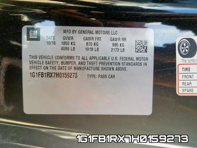 1G1FB1RX7H0159273 фото 2