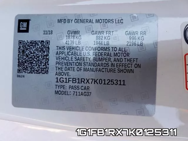 1G1FB1RX7K0125311 фото 2