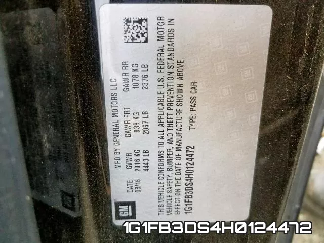1G1FB3DS4H0124472 фото 2