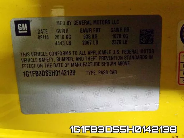 1G1FB3DS5H0142138 фото 2