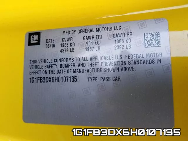 1G1FB3DX6H0107135 фото 2