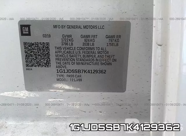 1G1JD5SB7K4129362 фото 10
