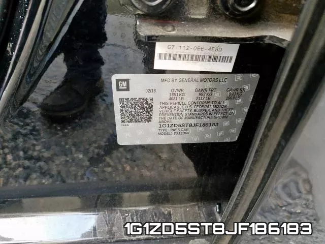 1G1ZD5ST8JF186183 фото 2