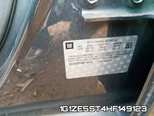 1G1ZE5ST4HF149123 фото 2