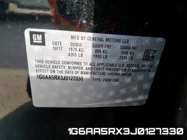 1G6AA5RX3J0127330 фото 2