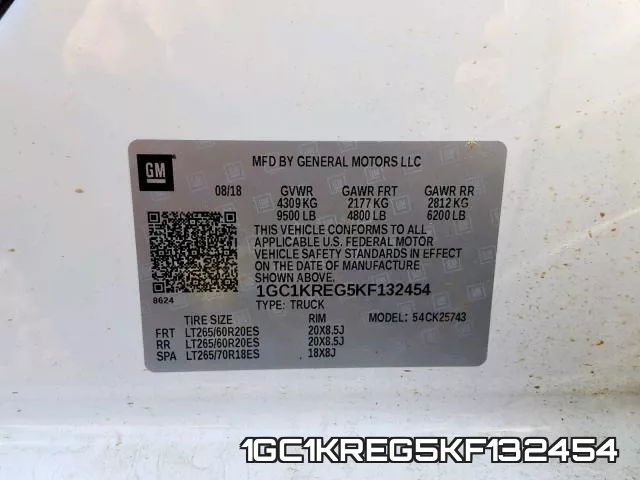 1GC1KREG5KF132454 фото 2