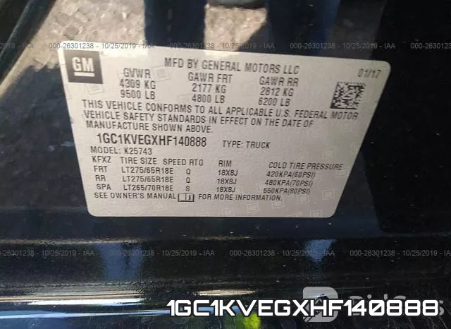1GC1KVEGXHF140888 фото 10