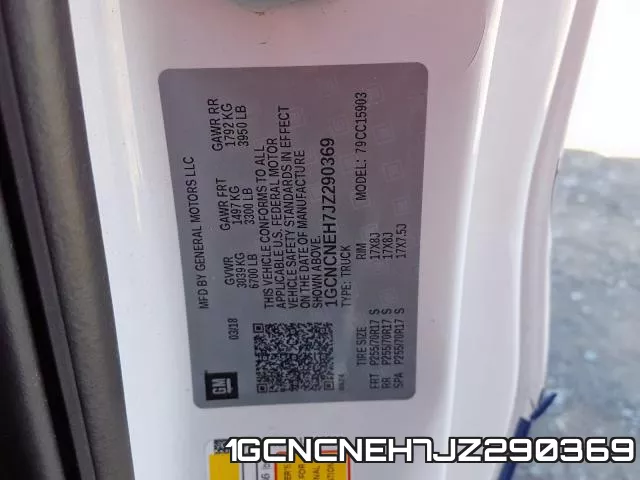 1GCNCNEH7JZ290369 фото 2