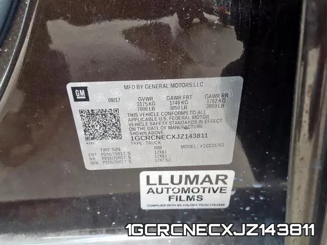 1GCRCNECXJZ143811 фото 2