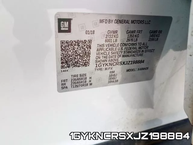 1GYKNCRSXJZ198884 фото 2