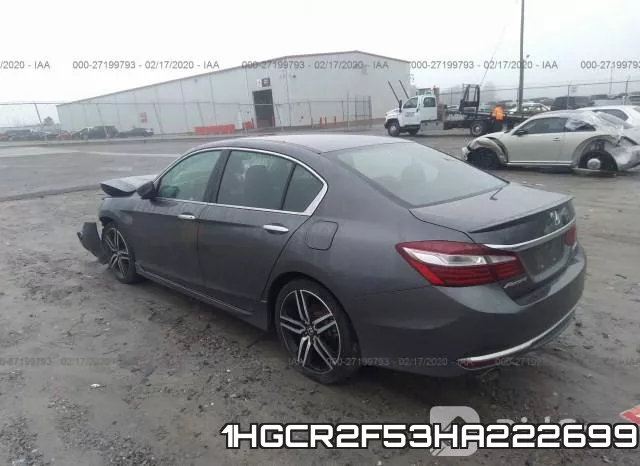 1HGCR2F53HA222699 фото 4