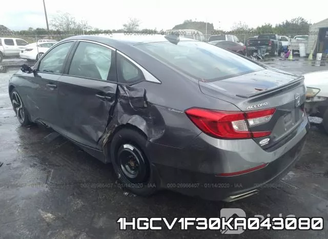 1HGCV1F30KA043080 фото 4