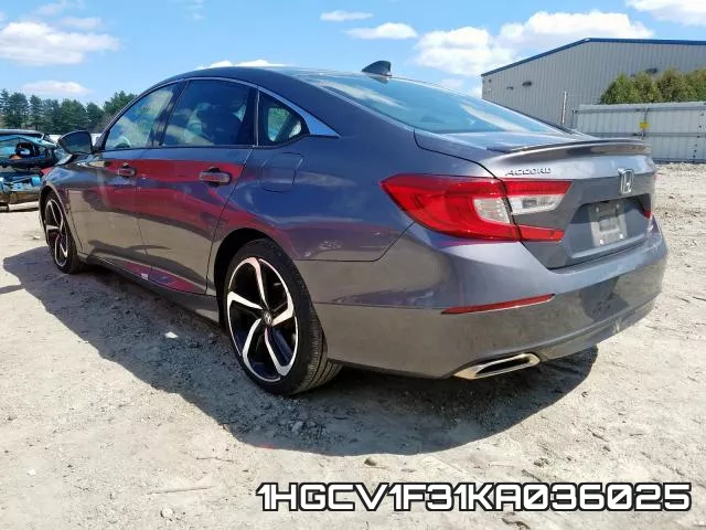 1HGCV1F31KA036025 фото 4