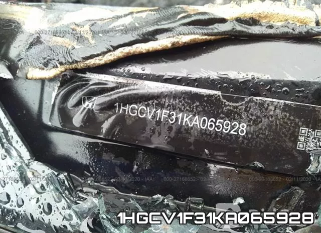 1HGCV1F31KA065928 фото 10