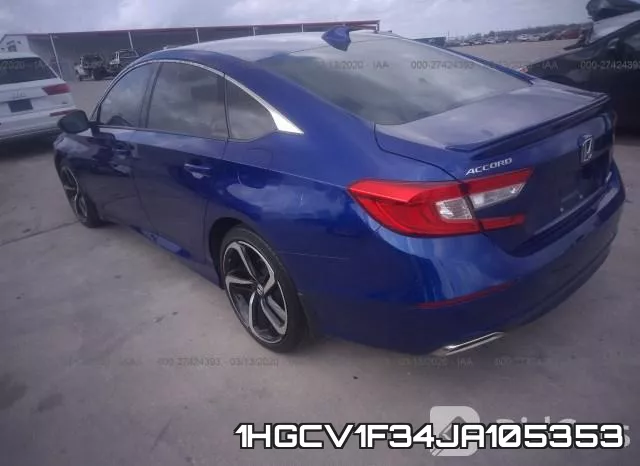 1HGCV1F34JA105353 фото 4