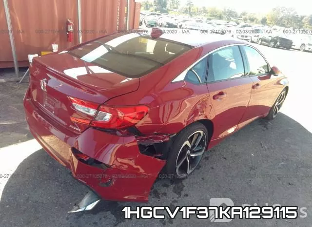 1HGCV1F37KA129115 фото 5