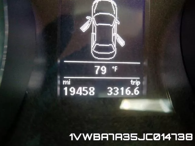 1VWBA7A35JC014738 фото 9