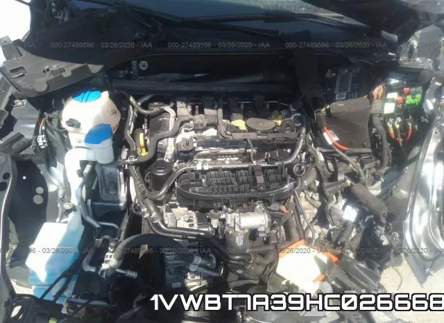 1VWBT7A39HC026668 фото 2