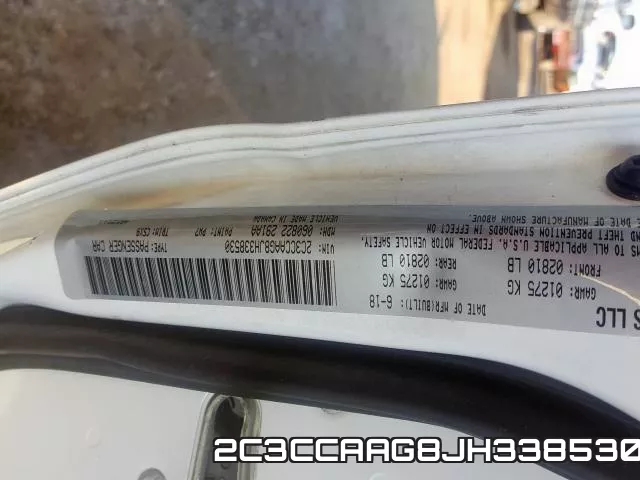 2C3CCAAG8JH338530 фото 2