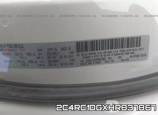 2C4RC1DGXHR837867 фото 10