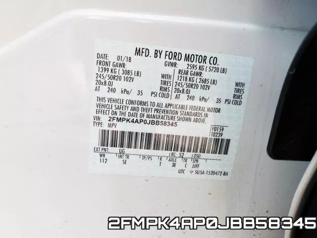 2FMPK4AP0JBB58345 фото 2
