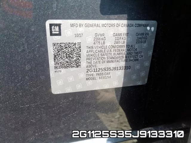 2G1125S35J9133310 фото 2