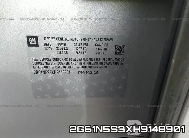 2G61N5S3XH9148901 фото 10
