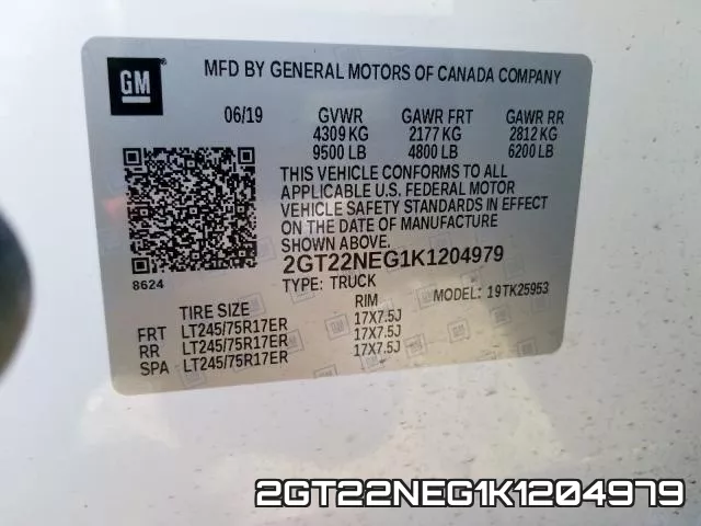 2GT22NEG1K1204979 фото 2