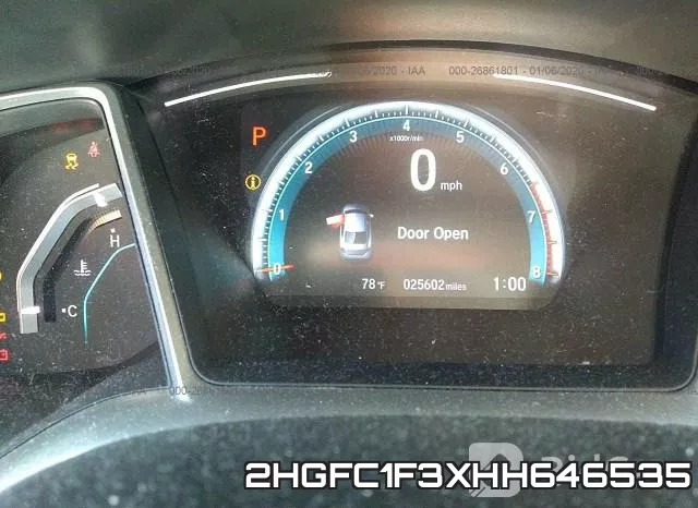 2HGFC1F3XHH646535 фото 8