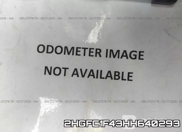 2HGFC1F43HH640293 фото 8