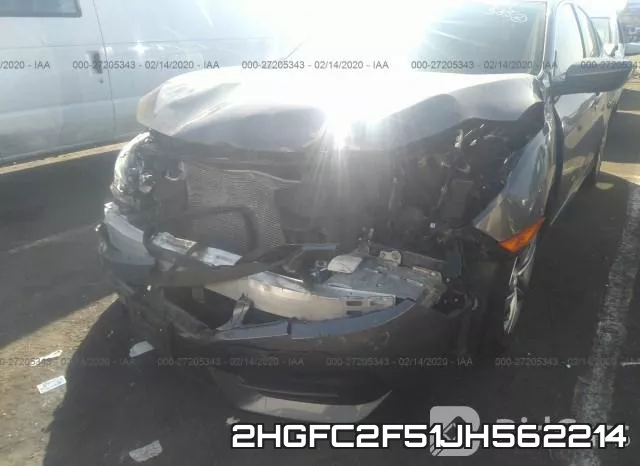 2HGFC2F51JH562214 фото 7