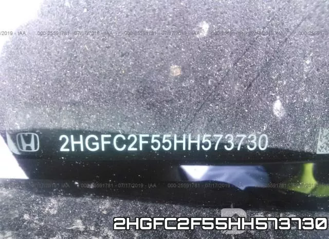 2HGFC2F55HH573730 фото 10