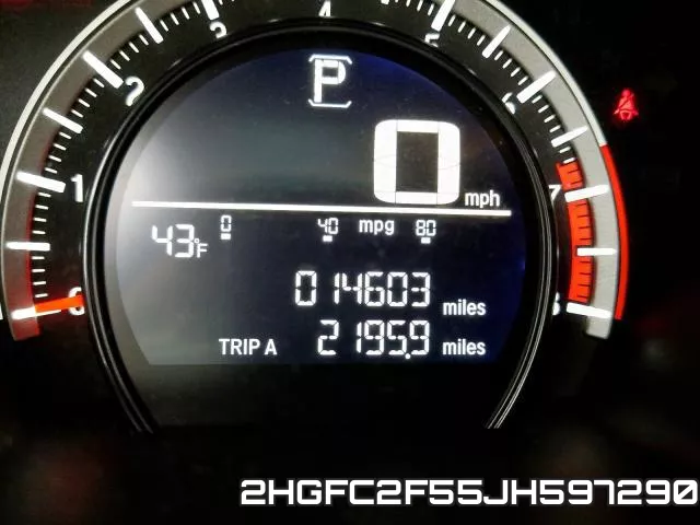 2HGFC2F55JH597290 фото 9