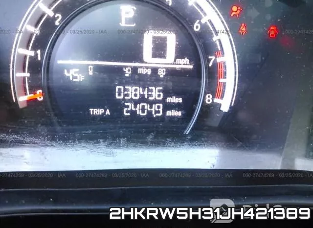 2HKRW5H31JH421389 фото 8