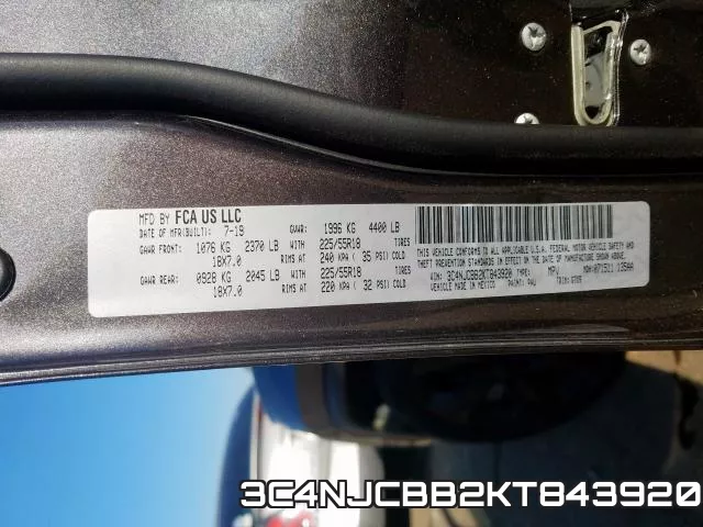 3C4NJCBB2KT843920 фото 2