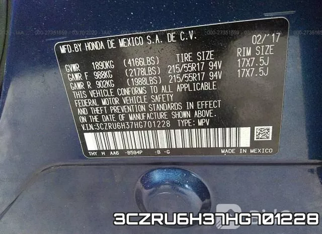 3CZRU6H37HG701228 фото 10