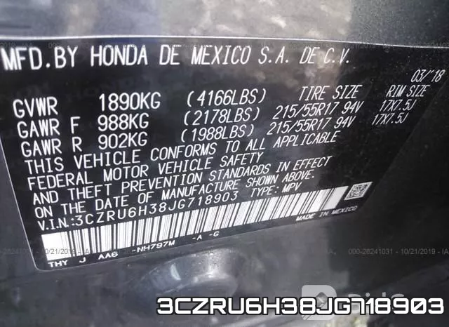 3CZRU6H38JG718903 фото 10