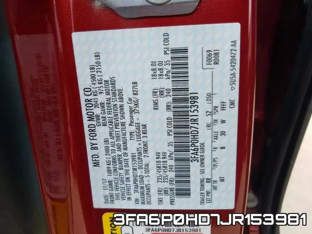 3FA6P0HD7JR153981 фото 2