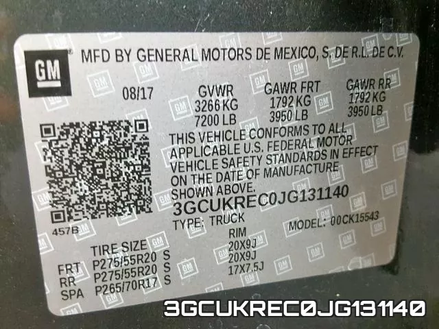 3GCUKREC0JG131140 фото 2
