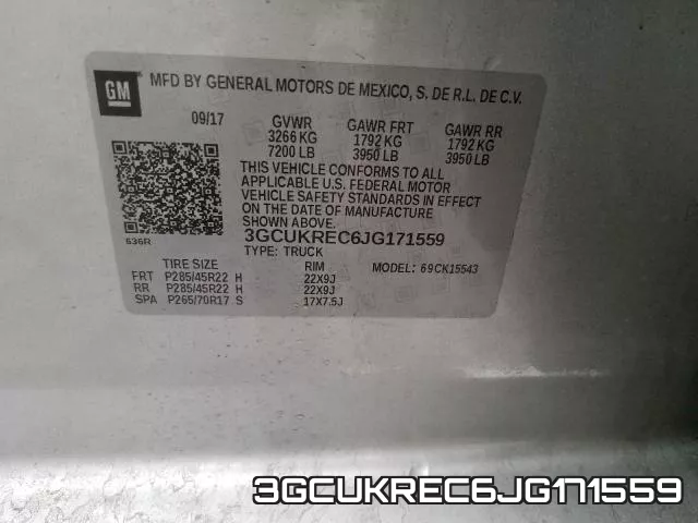 3GCUKREC6JG171559 фото 2