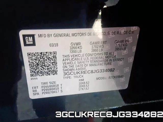 3GCUKREC8JG334082 фото 2
