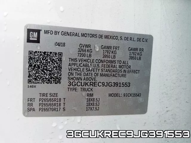 3GCUKREC9JG391553 фото 2