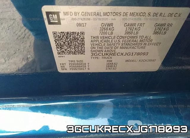 3GCUKRECXJG178093 фото 10