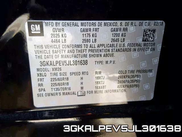 3GKALPEV5JL301638 фото 2