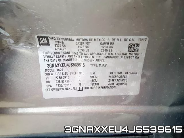 3GNAXXEU4JS539615 фото 2
