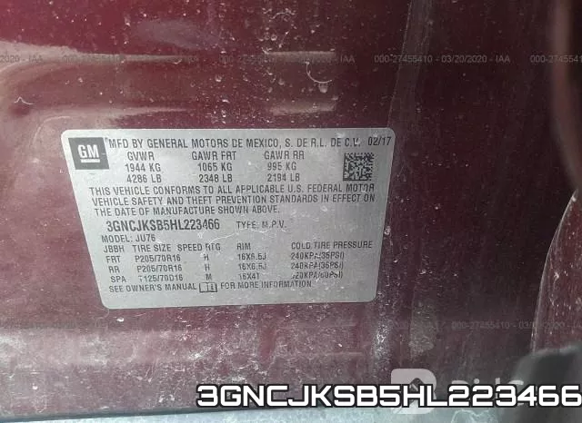 3GNCJKSB5HL223466 фото 10
