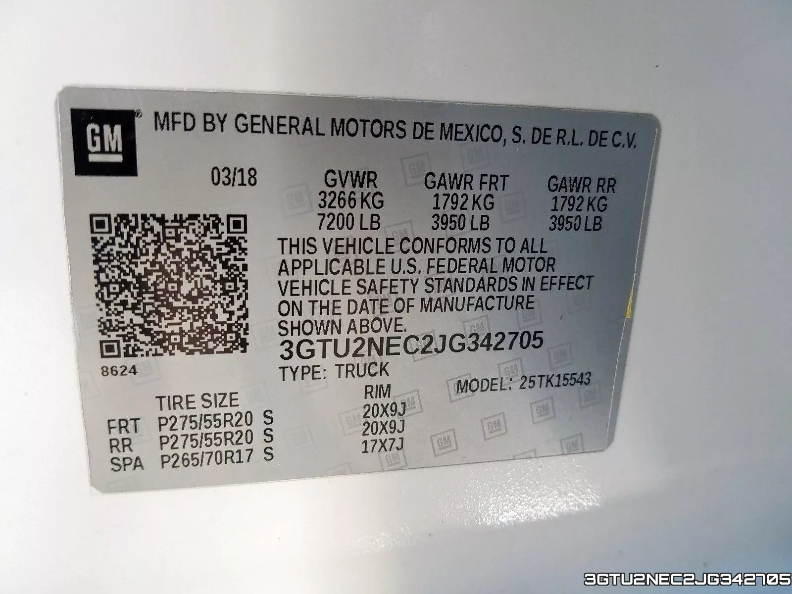 3GTU2NEC2JG342705 фото 2