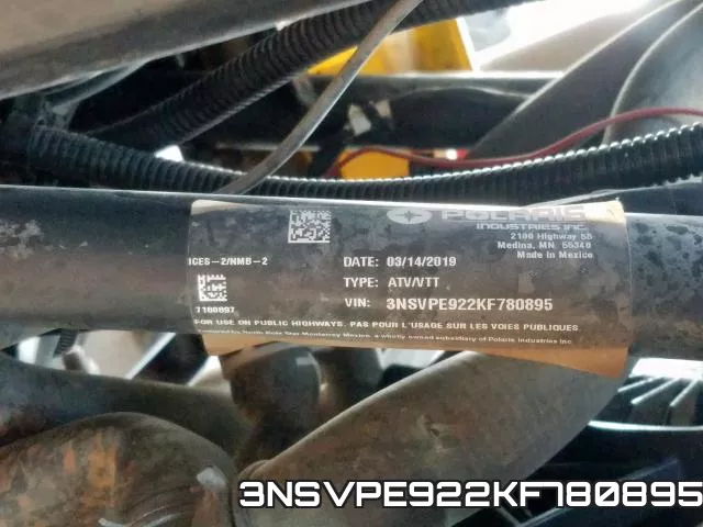 3NSVPE922KF780895 фото 2