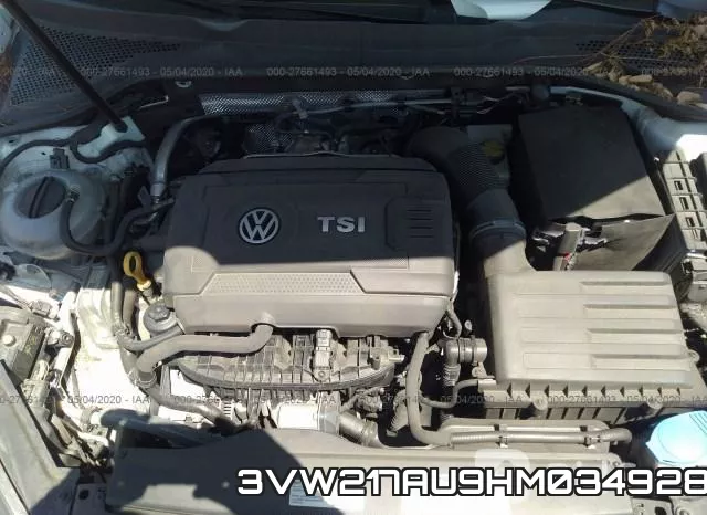 3VW217AU9HM034928 фото 2