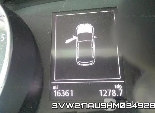 3VW217AU9HM034928 фото 8